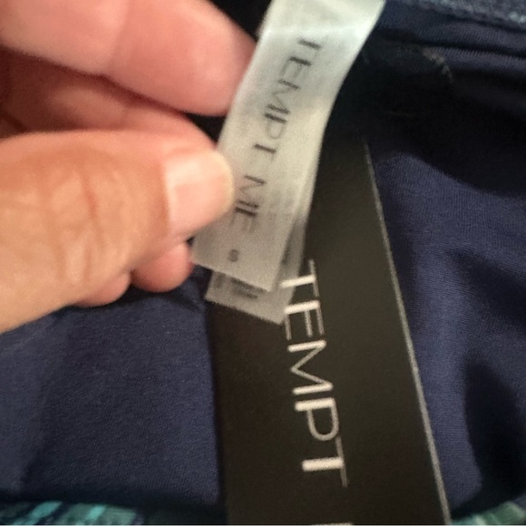 Tropical Leaf Print Bikini Bottom - Picture 3 of 3